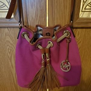 Michael Kors drawstring handbag purse